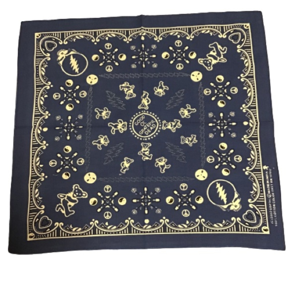 Blue good old Grateful Dead bandana NWT